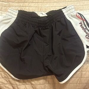 XS black athletic shorts